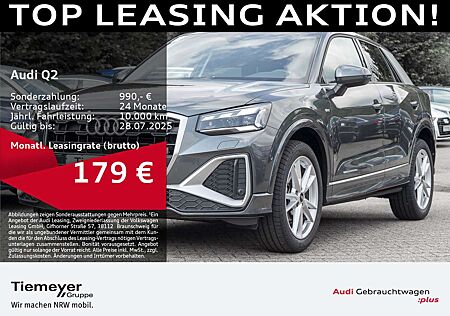 Audi Q2 30 TFSI S LINE MATRIX STANDH LM18 KAMERA NAVI