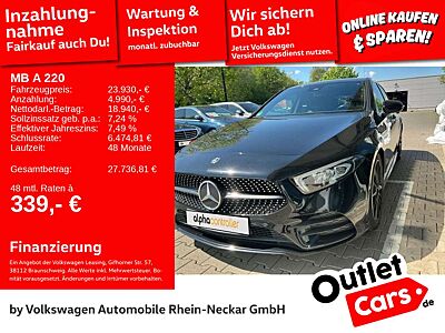 Mercedes-Benz A 220 A220 AMG Line Automatik LED Navi Premium u