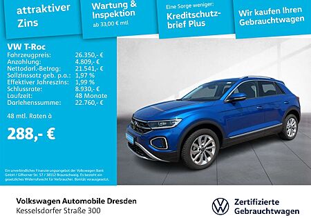 VW T-Roc Volkswagen 1.0 TSI Style AHZV ACC LED Navi