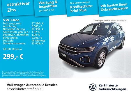 VW T-Roc Volkswagen 1.0 TSI Style AHZV ACC LED Navi