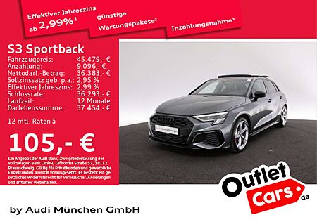 Audi S3 TFSI S tronic Pano/ACC/B&O/PDC+