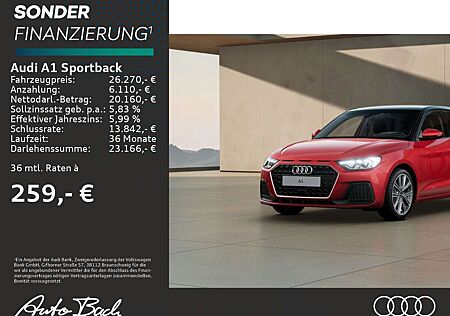 Audi A1 advanced 25TFSI Stronic LED Sitzhei