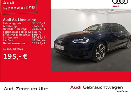 Audi A4 advanced 40 TFSI S tronic NAV R-KAM