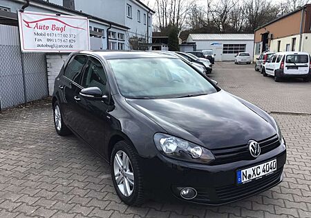 VW Golf Volkswagen VI Match+Klima+Navi+Leder+Sitzh.+Alu+++++