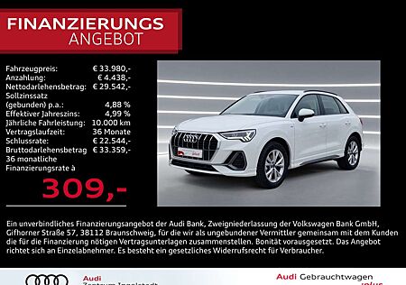 Audi Q3 35 TDI LED NAVI Virtual GRA 2x PDC DAB S line