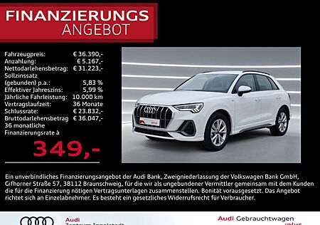 Audi Q3 35 TDI LED NAVI Virtual GRA 2x PDC DAB S line