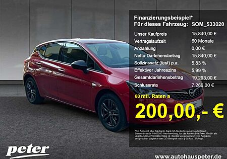 Opel Astra K 1.2 Turbo 2020 Klimaautomatik Sitzhei