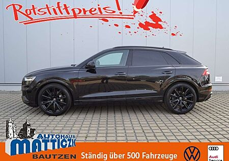 Audi Q8 50 TDI S-line OPTIK-SCHWARZ/23-ZOLL/RAUTE-LEDER/S
