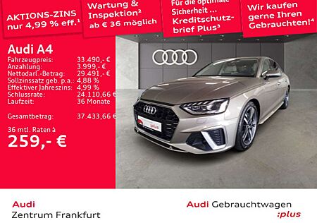 Audi A4 40 TFSI quattro S tronic S line Matrix-LED Na