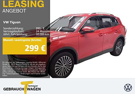 VW Tiguan Volkswagen 1.5 eTSI DSG ELEGANCE IQ.LIGHT LEDER AHK