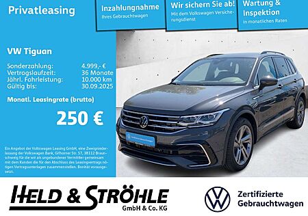 VW Tiguan Volkswagen R-Line 2.0 TDI DSG 4M IQ STDHZG AHK 19"