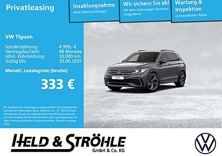 VW Tiguan Volkswagen R-Line 2.0 TDI DSG 4M IQ STDHZG AHK 19"