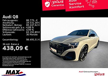 Audi Q8 50 TDI QUATT MATRIX+PANO+AHK+RAUTE+LUFT+360°+