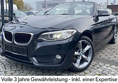 BMW 220 D CABRIO ADVANTAGE-SHZ-BI XENON-NAVI-EU6-GW-