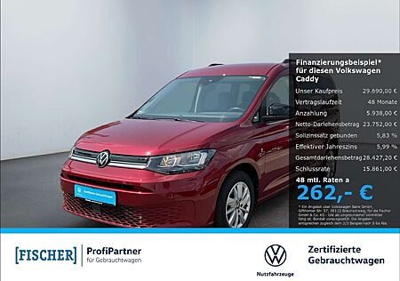 VW Caddy Volkswagen 1.5TSI DSG Life Carplay SHZ ACC PDC vorn & hinten