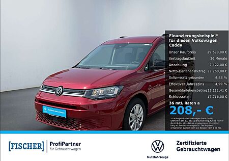 VW Caddy Volkswagen 1.5TSI DSG Life Carplay SHZ ACC PDC vorn & hinten