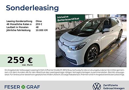VW ID.3 Volkswagen Pure Performance Navi LM Wärmepumpe