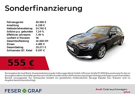 Audi A3 Advanced 30 TDI Navi+/SHZ/AHK/PDC+