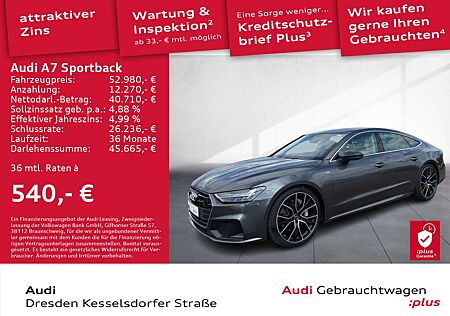 Audi A7 55 TFSI Q. Kamera Navi LED AHZV