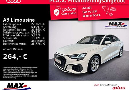 Audi A3 30 TFSI S LINE LED+VCP+SITZHZG+PDC+