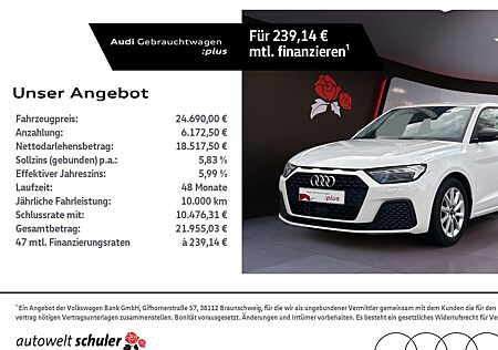 Audi A1 Sportback 35 1.5 TFSI S-tronic LED CarPlay SHZ