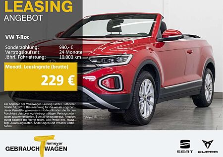 VW T-Roc Volkswagen Cabrio 1.0 TSI STYLE KAMERA LED LM17
