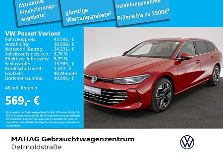 VW Passat Variant Volkswagen 2.0 TDI ELEGANCE AHK IQ.DrivePack