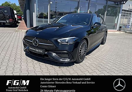 Mercedes-Benz C 300 4M / AMG/Pano/Distr/Standhzg/360/Burm/KeyG