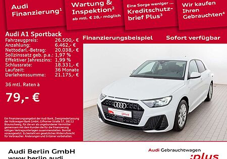 Audi A1 S line 25 TFSI S tr. VIRTUAL NAVI