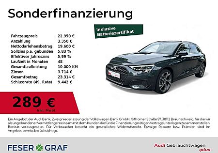 Audi A3 40 TFSIe Sportback S tronic B&O/VC/SHZ/Navi+/Kamer