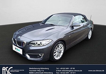 BMW 218 Cabrio/LuxuryLine/LED/Leder/Navi/EPH v/h/Sitzh/All