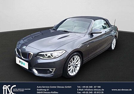 BMW 218 Cabrio/LuxuryLine/LED/Leder/Navi/EPH v/h/Sitzh/All