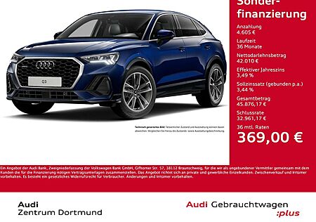 Audi Q3 Sportback 40 quattro AHK ACC LM19 EKLAPPE NAVI+