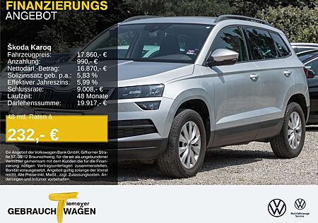 Skoda Karoq 1.0 TSI AMBITION KLIMA NAVI SITZHZ