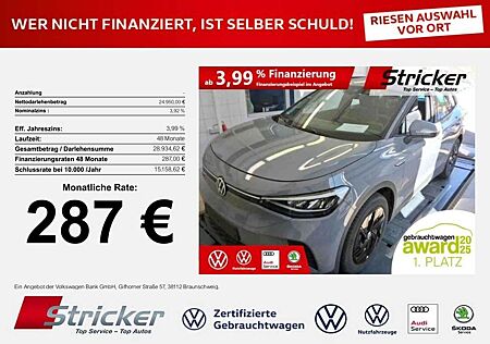 VW ID.4 Volkswagen Pro Performance 150/77 287,-ohne Anzahlung Navi A