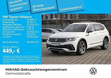 VW Tiguan Allspace Volkswagen 2.0 TDI 4Mot. R-Line Navi LED eK