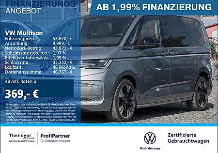 VW T7 Multivan Volkswagen eHYBRID STYLE PANO LM19 DCC STD.HZ