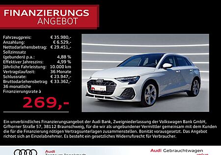Audi A3 Sportback 35 TDI S line MATRIX Pano SONOS 18"