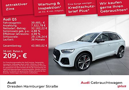 Audi Q5 40 TDI edition quattro S line Matrix B&O AHZV