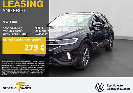 VW T-Roc Volkswagen 1.5 TSI DSG R-LINE AHK KAMERA NAVI SITZHZ