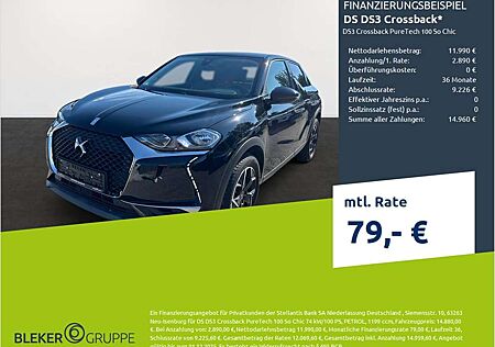 DS Automobiles DS 3 Crossback PureTech 100 So Chic