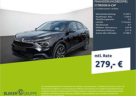 Citroën C4 gebraucht kaufen Citroën C4 Citroen e- Elektromotor 136 Shine