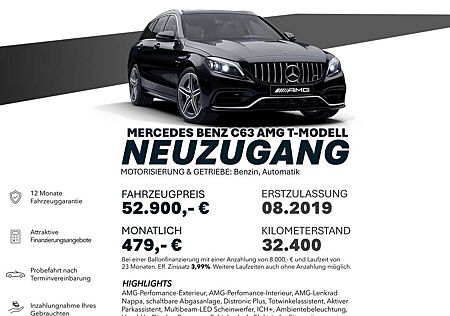 Mercedes-Benz C 63 AMG C 63 T AMG DISTRO+/HEADUP/PANO/MEMORY/RÜCKF HUD