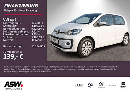 VW Up Volkswagen ! move ! 1.0 MPI Klimaautomatik RFK PDC SHZ