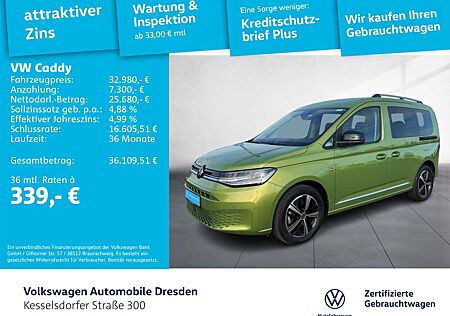 VW Caddy Volkswagen 2.0 TDI DSG Style AHZV Kamera DAB LED