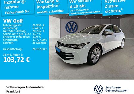 VW Golf Volkswagen VIII 1.5 TSI Life Navi LED DAB+ FrontAssist