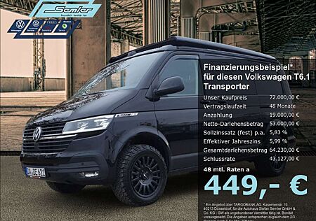 VW T6 Transporter Volkswagen T6.1 Transporter Camper 4MOTION 2.0 TDI Terranger