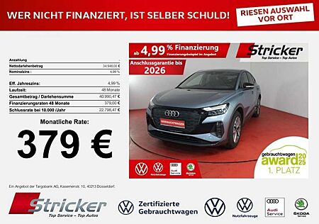 Audi Q4 e-tron Sportback 40 379,-ohne Anzahlung Navi Kamera