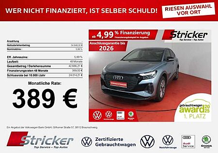 Audi Q4 e-tron Sportback 40 389,-ohne Anzahlung Navi Kamera