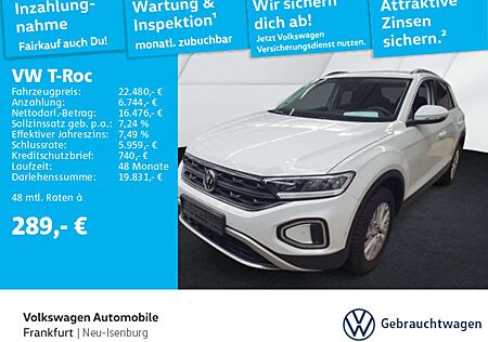 VW T-Roc Volkswagen 1.0 TSI Life Navi LED DAB+ FrontAssist